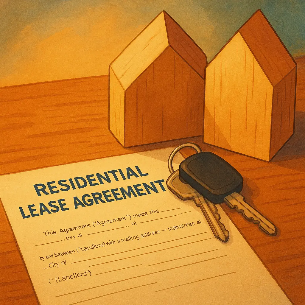 Image of a leasehold agreement represantitive of the work that a conveyaning solicitor does