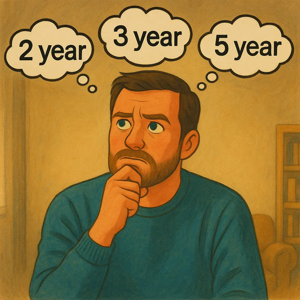 Fixed-rate mortgages 2, 3 or 5 years?